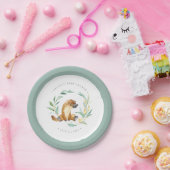 ブッシュベビープラティプスベビーシャワー紙プレート ペーパープレート (パーティー)