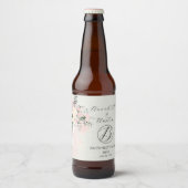 ブッシュボウローズ藤ブーケ ビールラベル (正面)
