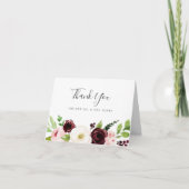 ブッシュロマンス サンクスノート サンキューカード (正面)