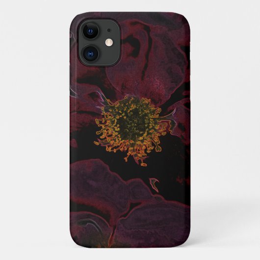 ブッシュローズ ネオン Case-Mate iPhoneケース (裏面)