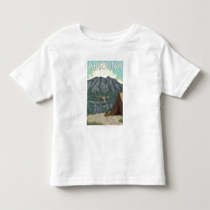 ブッシュ平らなFishingArizona トドラーTシャツ