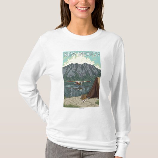 ブッシュ平らなFishingNewメキシコ Tシャツ (正面)
