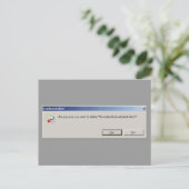 ブッシュ政権全体を削除したい ポストカード (スタンド正面)
