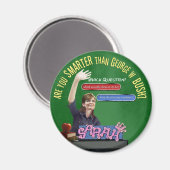 ブッシュ頭が切れるよりも君は？ マグネット (正面/裏面)