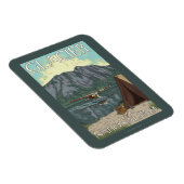 ブッシュ飛行機と魚釣り – 氷河の国立公園、MT マグネット (右側)