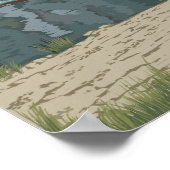 ブッシュ飛行機フィッシングサウスダコタ ポスター (角)