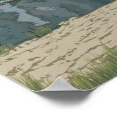 ブッシュ飛行機釣りニューメキシコ ポスター (角)