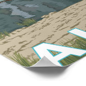 ブッシュ飛行機&魚釣り – アラスカ,ケチカン ポスター (角)