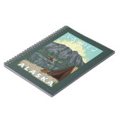 ブッシュ飛行機&魚釣り – アラスカ，バルデス ノートブック (左側)