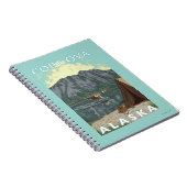 ブッシュ飛行機&魚釣り – コルドバ,アラスカ ノートブック (右側)