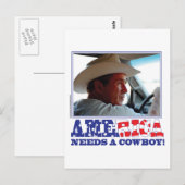 ブッシュ・アメリカ ポストカード (正面/裏面)