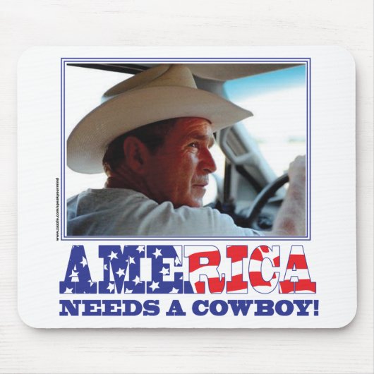 ブッシュ・アメリカ マウスパッド (正面)