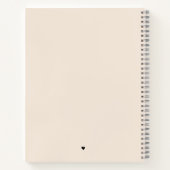 ブッシュ ウェディング プラン ノートブック (裏面)