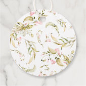 ブッシュ ウォーターカラー フラワーブライダルシャワー フェイバータグ (裏面)