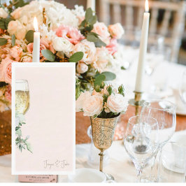 ブッシュ グラス オブ シャンパン パーソナライズド