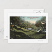 ブッシュ・サンケン・ガーデンズのシーン ポストカード (正面/裏面)