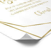 ブッシュ バージニア フラワージオメトリック ミモザ バー サイン (角)