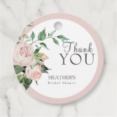 ブッシュ ピオニー ブライダル シャワー フェイバータグ (正面)