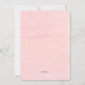 ブッシュ フォト 退職パーティー 招待状 (裏面)