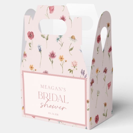 ブッシュ フラワーワイルドフラワー ブライダルシャワー ギフト お返し B フェイバーボックス (オープン)