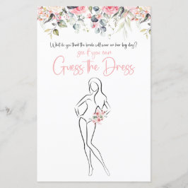 ブッシュ フローラル | ドレス当てゲーム カード