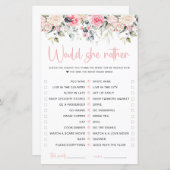 ブッシュ フローラル | 彼女はどちらが好き？ ゲームカード (正面/裏面)