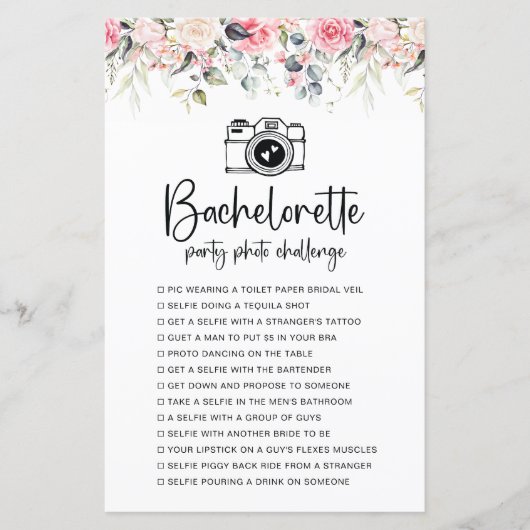 ブッシュ フローラル | 結婚前写真チャレンジゲーム (正面)