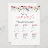 ブッシュ フローラル 財布の中身 ゲーム カード (正面/裏面)