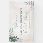 ブッシュ ブライダルシャワー ウェルカムサイン 横断幕 (縦)