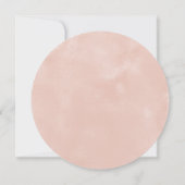 ブッシュ＆ホワイト フラワーズ エレガント モダン ウェディング セーブザデート (裏面)