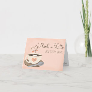ブッシュ モノグラム ハート コーヒー カップ 結婚式 感謝