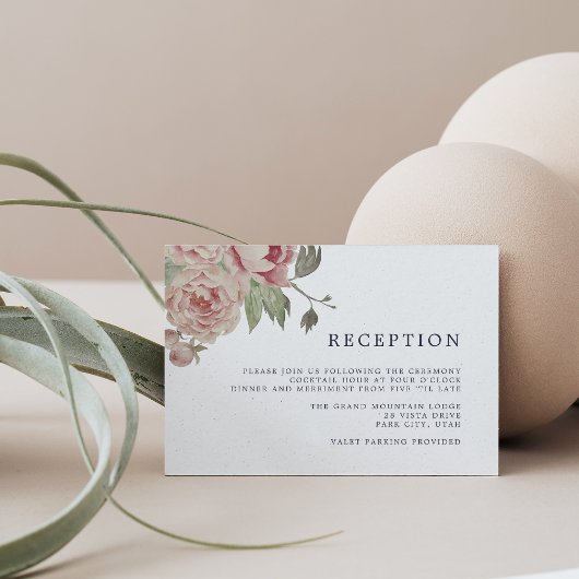 ブッシュ ローズ レセプション カード