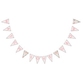 ブッシュ ワイルドフラワーズ ブライダル シャワー バンティング バナー