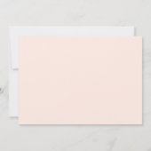 ブッシュ 延期 ウェディングアナウンス 新計画 カード (裏面)