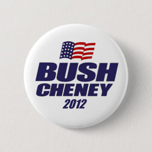 ブッシュCheney 2012年 缶バッジ