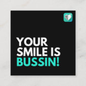 ブッシン スクエア名刺 (正面)