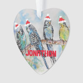 ブッジーブッジクリスマス子供名デコレーション オーナメント (正面)