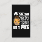 ブッダことわざの自由仏教の平和 名刺 (正面)