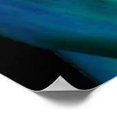 ブッダとピンク《植物》スイレン ポスター (角)