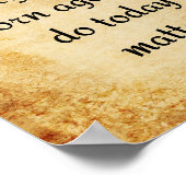 ブッダのやる気を起こさせる引用文 ポスター (角)