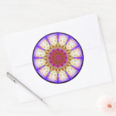 ブッダのデリカステッカー ラウンドシール (封筒)