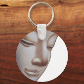 ブッダのプロフィール キーホルダー (正面)