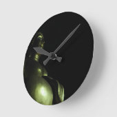 ブッダの夜 ラウンド壁時計 (傾斜)