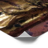 ブッダの大地とムドラ ポスター (角)