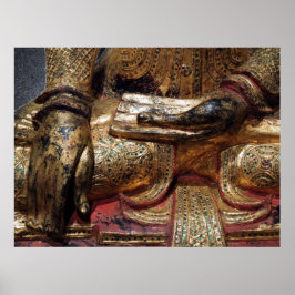 ブッダの大地とムドラ ポスター