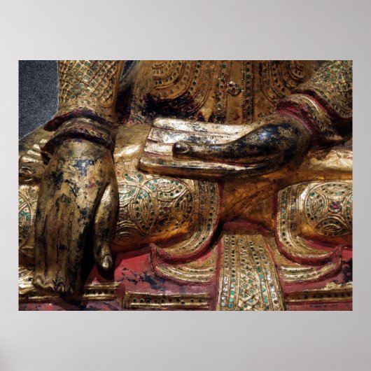 ブッダの大地とムドラ ポスター (正面)