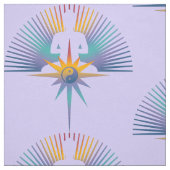 ブッダの太陽と星+あなたの背景とアイディア ファブリック (見本)