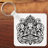 ブッダの平和 キーホルダー (正面)