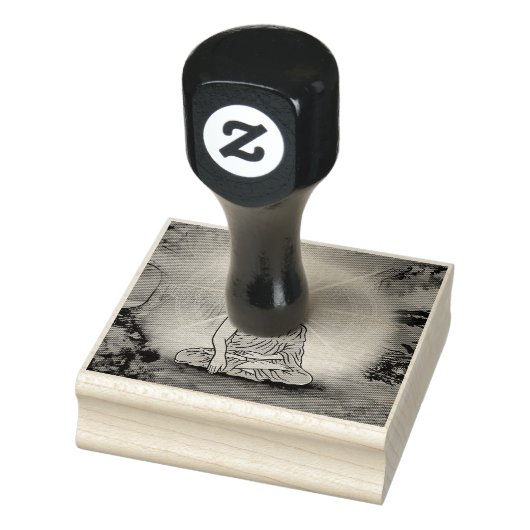 ブッダの悟りのゴム印 ラバースタンプ (スタンプ)