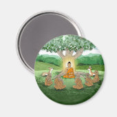 ブッダの最初の説教磁石教え|過去記事 マグネット (正面/裏面)